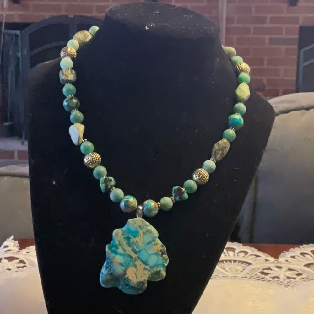 Handmade Natural Stone Necklace